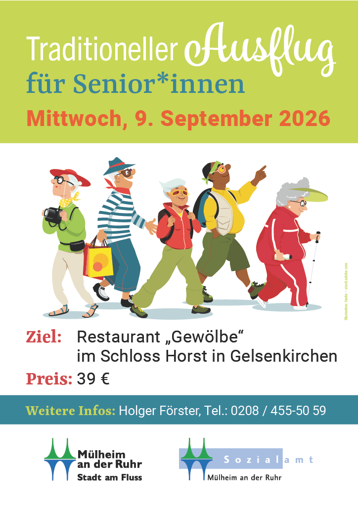 Plakat Seniorenausflug 2026