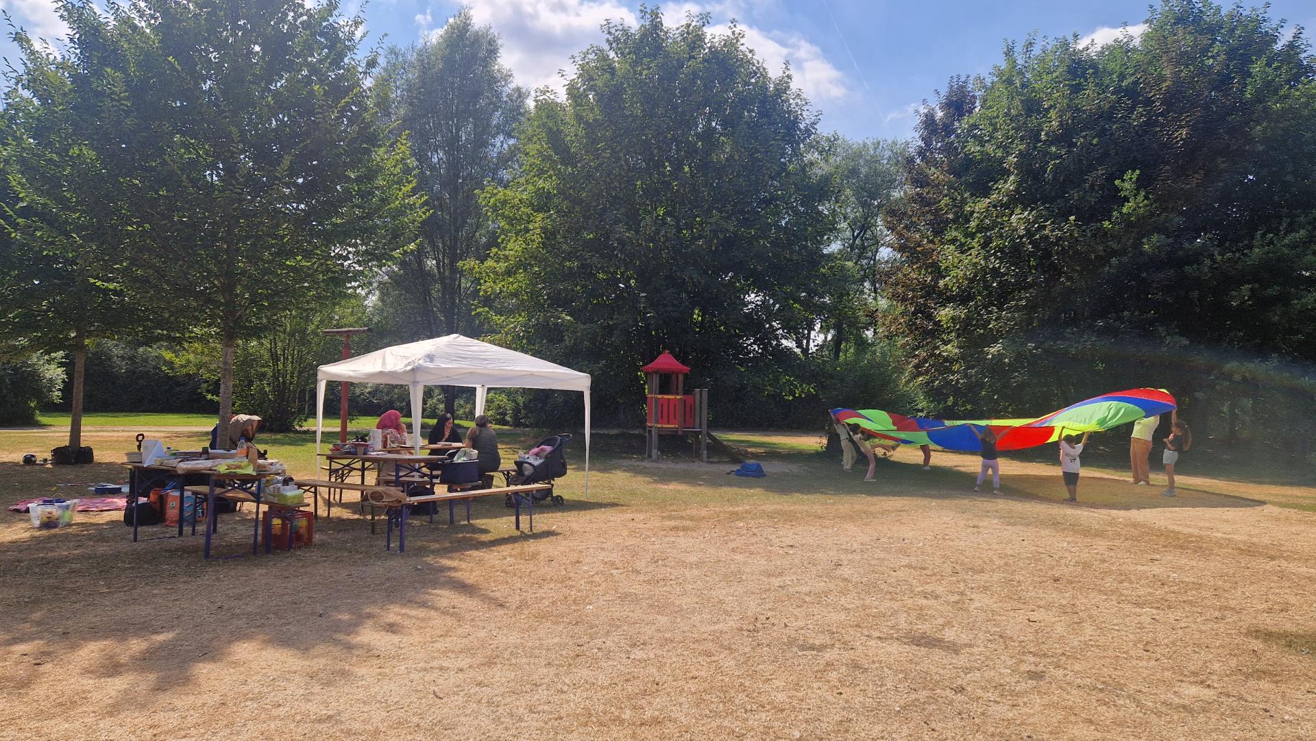 Grillen am Ruhrstrand