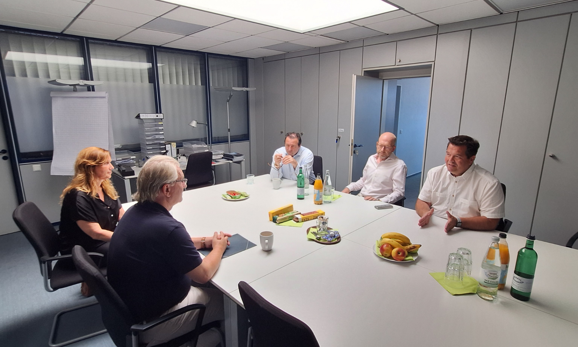 Oberbürgermeister Marc Buchholz bei der ecoConcept GmbH