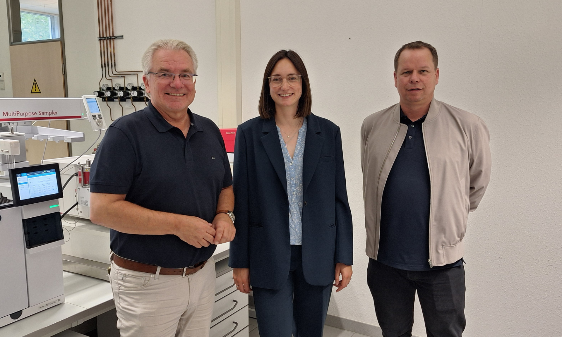 Oberbürgermeister Marc Buchholz bei der GERSTEL GmbH & Co. KG