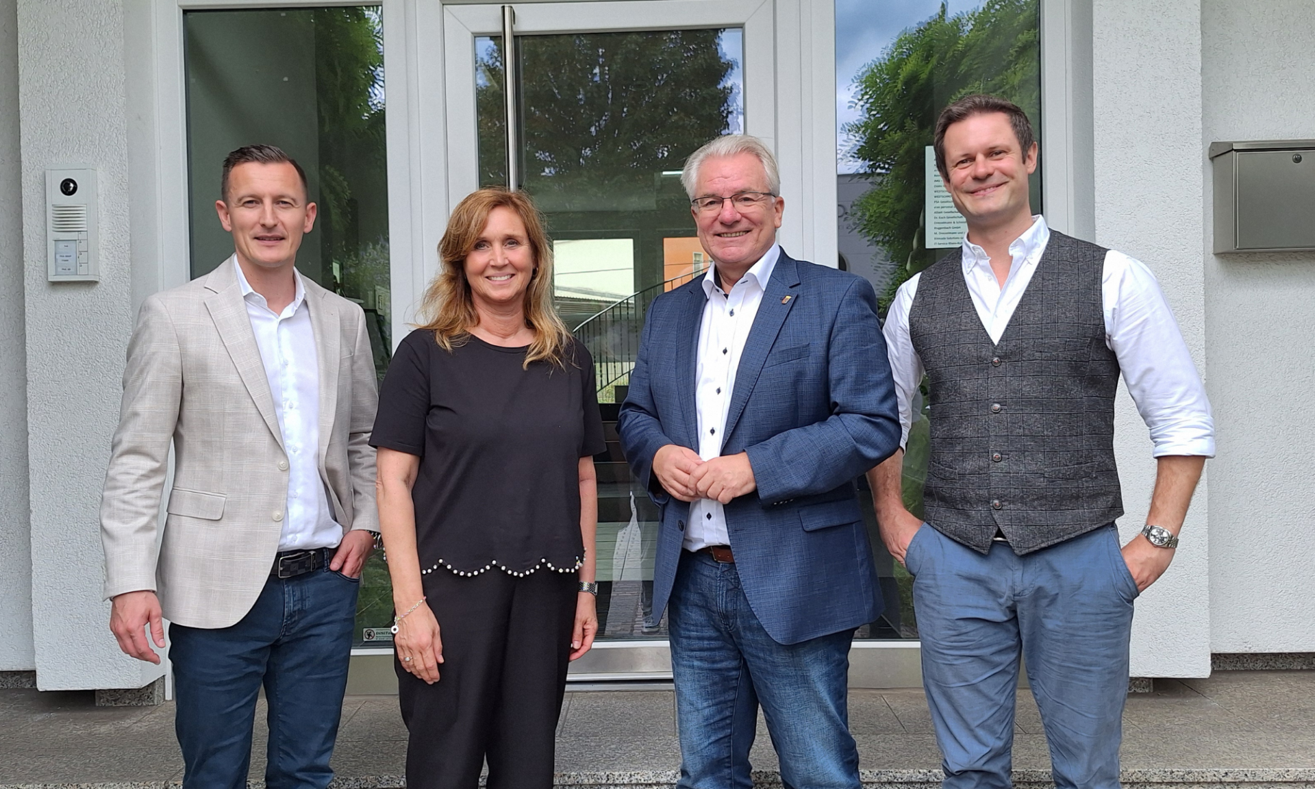Oberbürgermeister Marc Buchholz bei der TUS – Technologie und Umweltservice GmbH