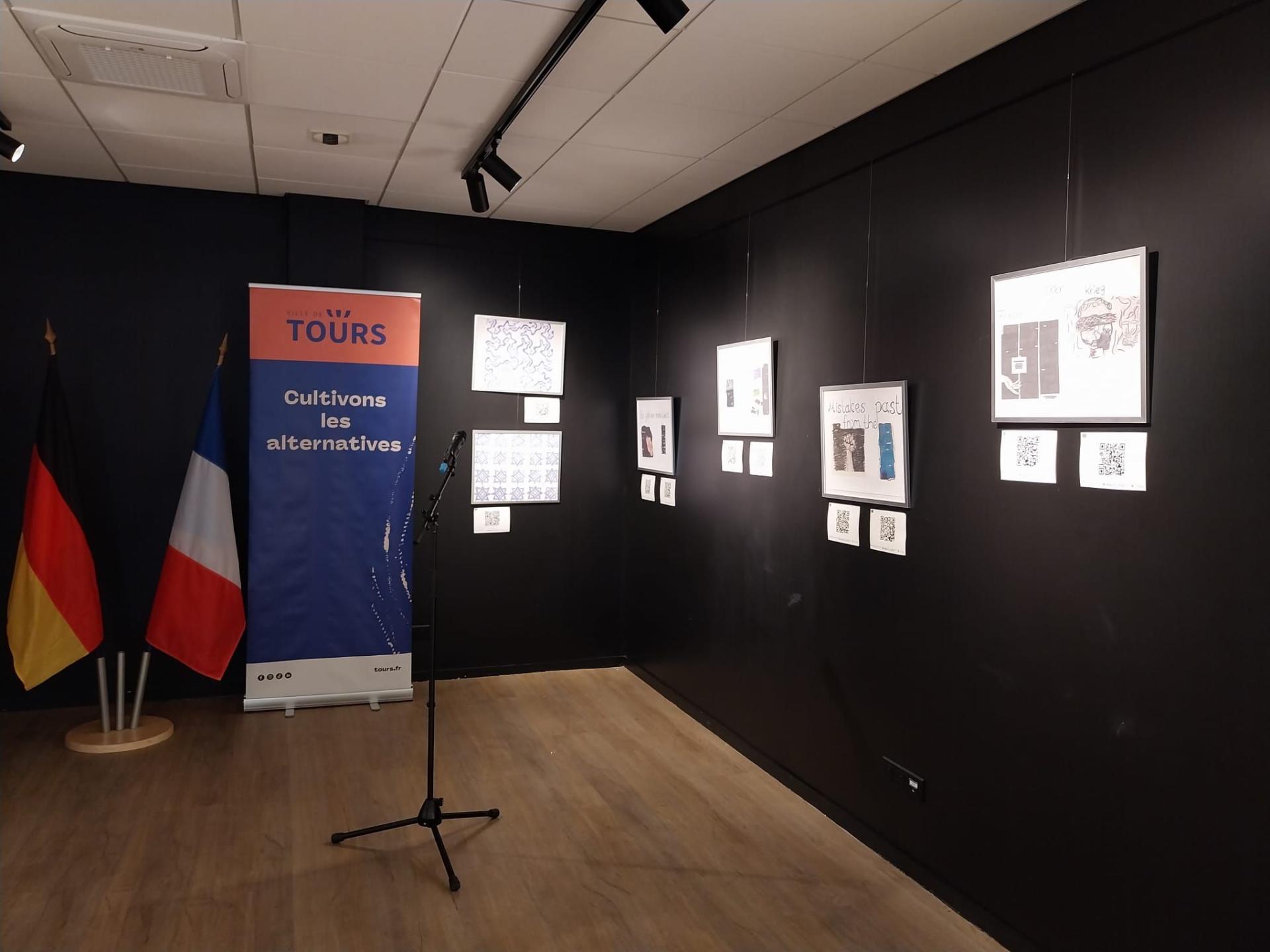 Die Wanderausstellung „Mein Europa von morgen“ wird seit dem 18. September in der französischen Partnerstadt Tours öffentlich präsentiert.