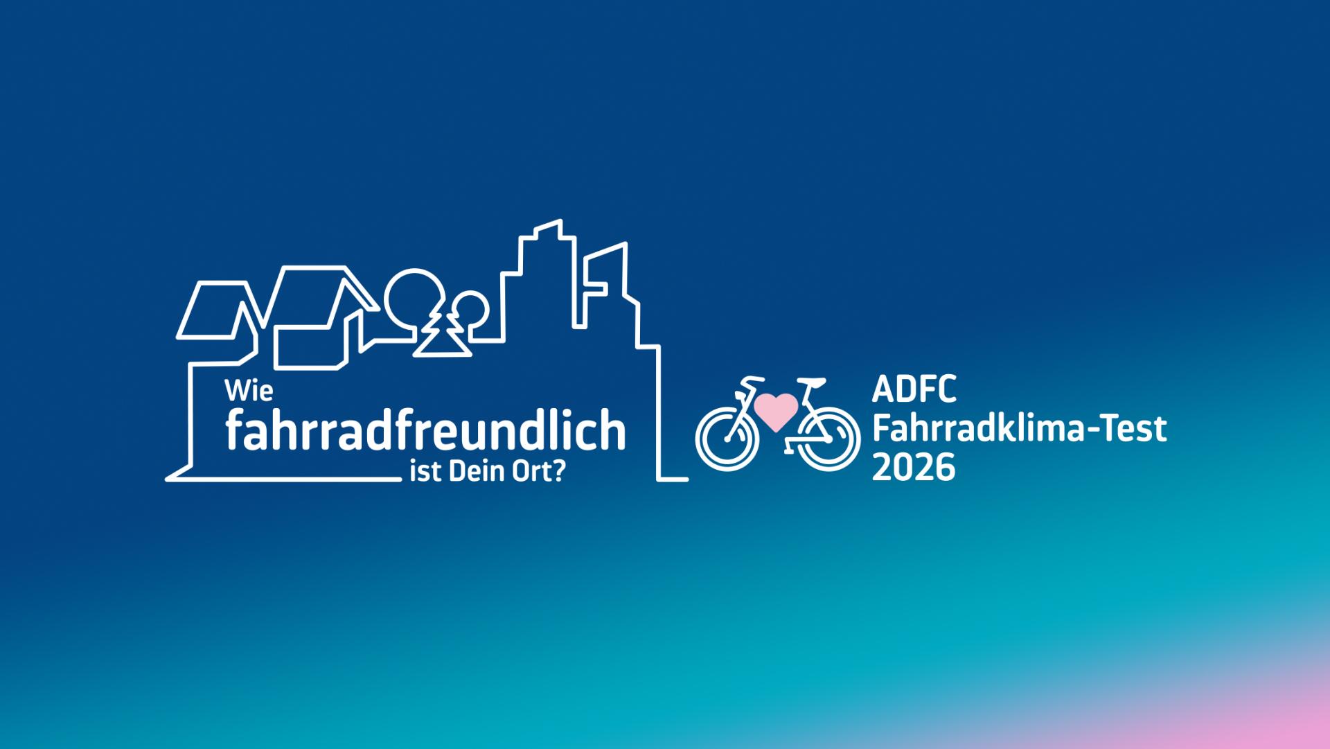 Logo ADFC-Fahrradklima-Test 2026